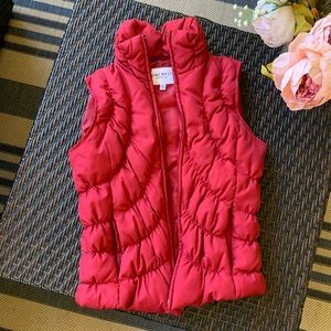 NINE WEST | Red Puffer Vest